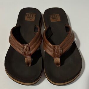 Boys Dark Brown Flip Flops